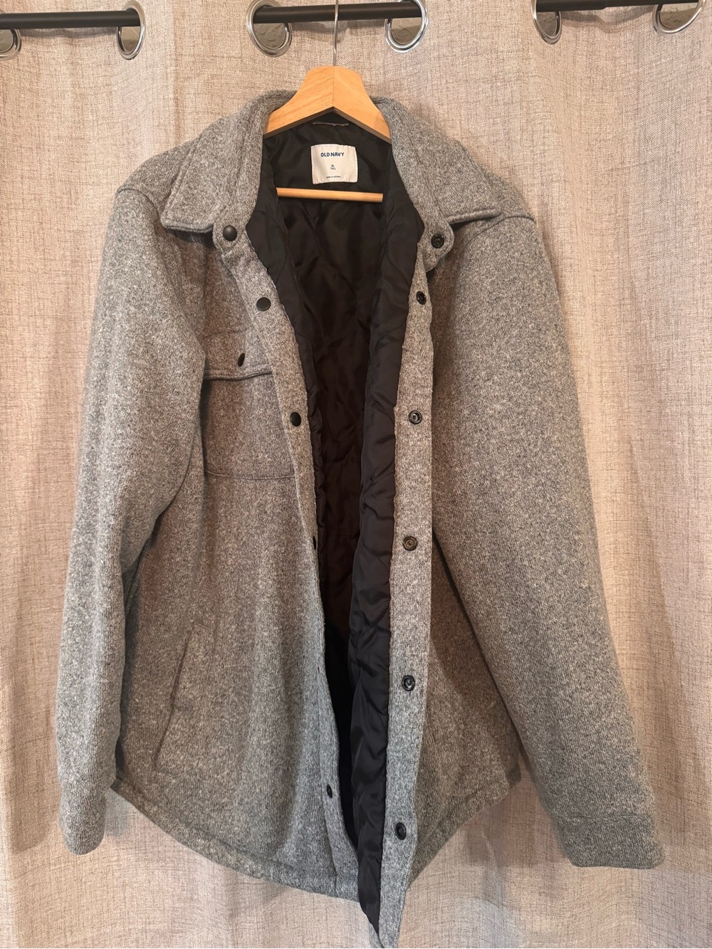 Old Navy men’s Gray Wool-Blend Jacket